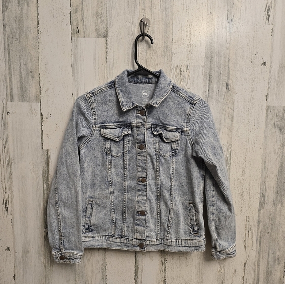 Wonder nation girls size XL 14-16 denim jean jacket - Picture 7 of 7